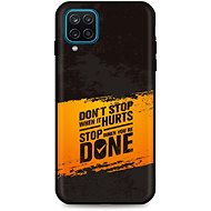 TopQ Samsung A12 silicone Don´t Stop 56779 - Phone Cover