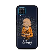 TopQ Samsung A12 silicone Be Happy 56716 - Phone Cover