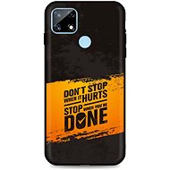 TopQ Realme 7i silicone Don´t Stop 56885 - Phone Cover