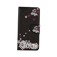TopQ Samsung A12 booklet sakura flowers 57030 - Phone Case