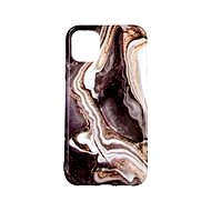 TopQ iPhone 11 silicone Marble white-brown 57296 - Phone Cover