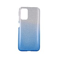 TopQ Xiaomi Poco M3 glitter silver-blue 57215 - Phone Cover