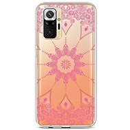 TopQ Xiaomi Redmi Note 10 Pro silikón Pink Mandala 58104 - Kryt na mobil
