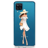TopQ Samsung A12 silicone Lady 5 57781 - Phone Cover