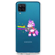 TopQ Samsung A12 silicone Rainbow Gun 57774 - Phone Cover