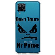 TopQ Samsung A12 silicone Don't Touch transparent 57768 - Phone Cover