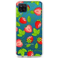 TopQ Samsung A12 silicone Strawberries 57765 - Phone Cover
