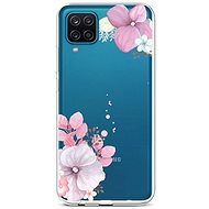 TopQ Samsung A12 silicone Violet Blossom 57757 - Phone Cover