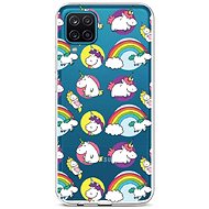 TopQ Samsung A12 silicone Chunky Unicorns 57739 - Phone Cover