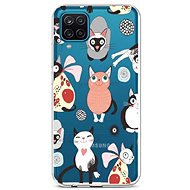 TopQ Samsung A12 silicone Cats 2 57738 - Phone Cover