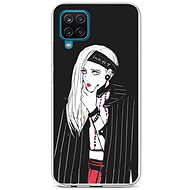 TopQ Samsung A12 silicone Dark Girl 57727 - Phone Cover