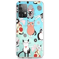TopQ Samsung A52 silicone Cats 2 57347 - Phone Cover