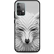 TopQ LUXURY Samsung A52 solid White wolf 57682 - Phone Cover