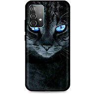 TopQ Samsung A52 silicone Scared Cat 57430 - Phone Cover