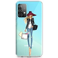 TopQ Samsung A52 silicone Lady 2 57413 - Phone Cover