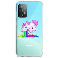 TopQ Samsung A52 silicone Rainbow Splash 57406 - Phone Cover