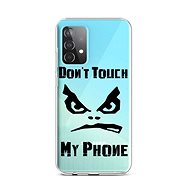 TopQ Samsung A52 silicone Don't Touch transparent 57401 - Phone Cover