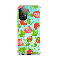 TopQ Samsung A52 silicone Strawberries 57398 - Phone Cover