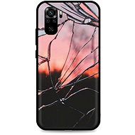 TopQ LUXURY Xiaomi Redmi Note 10 solid Pink Broken 58004 - Phone Cover