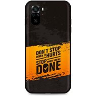 TopQ Xiaomi Redmi Note 10 silicone Don't Stop 58158 - Phone Cover