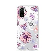 TopQ Xiaomi Redmi Note 10 silicone Flowers 58085 - Phone Cover