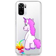 TopQ Xiaomi Redmi Note 10 silicone Rude Unicorn 58082 - Phone Cover