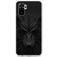 TopQ Xiaomi Redmi Note 10 silicone Black Wolf 58079 - Phone Cover