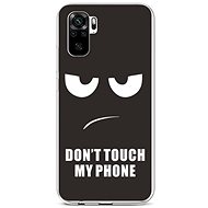 TopQ Xiaomi Redmi Note 10 silicone Don't Touch 58078 - Phone Cover