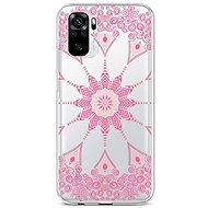 TopQ Xiaomi Redmi Note 10 silicone Pink Mandala 58074 - Phone Cover