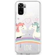 TopQ Xiaomi Redmi Note 10 silicone Unicorn Love 58073 - Phone Cover