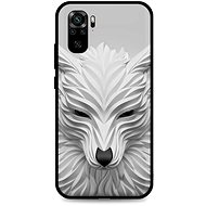 TopQ LUXURY Xiaomi Redmi Note 10 solid White wolf 57994 - Phone Cover