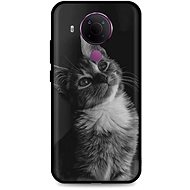 TopQ Nokia 5.4 silicone Cute Cat 57912 - Phone Cover
