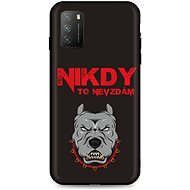 TopQ Xiaomi Poco M3 silicone I'll never give up 57519 - Phone Cover