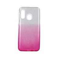 TopQ Samsung A20e glitter silver-pink 41940 - Phone Cover