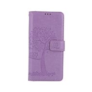 TopQ Samsung A52 booklet Purple tree owls 57714 - Phone Case