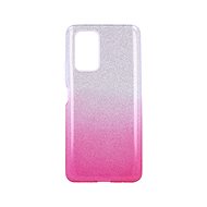 Forcell Xiaomi Redmi Note 10 Pro glitter silver-pink 58703 - Phone Cover