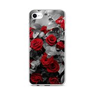 TopQ iPhone SE 2020 silicone Red Rose mix 58731 - Phone Cover