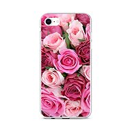 TopQ iPhone SE 2020 silicone Pink rosettes 58723 - Phone Cover
