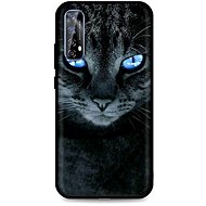 TopQ Realme 7 silicone Dark Cat 54959 - Phone Cover