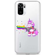TopQ Xiaomi Redmi Note 10 silicone Rainbow Gun 59053 - Phone Cover