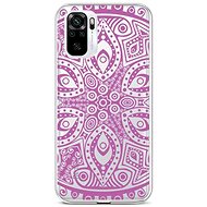TopQ Xiaomi Redmi Note 10 silicone Violet Mandala 59026 - Phone Cover
