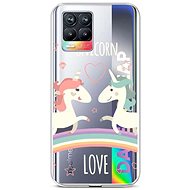 TopQ Realme 8 silicone Unicorn Love 58763 - Phone Cover
