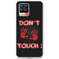 TopQ Realme 8 silicone Don´t Touch Red 58753 - Phone Cover
