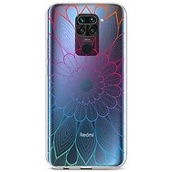 TopQ Xiaomi Redmi Note 9 silicone Rainbow Mandala 52413 - Phone Cover