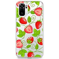 TopQ Xiaomi Redmi Note 10 silicone Strawberries 59038 - Phone Cover