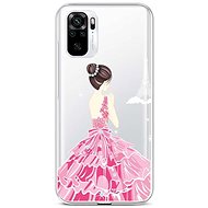 TopQ Xiaomi Redmi Note 10 silicone Pink Princess 59033 - Phone Cover