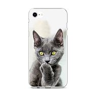 TopQ iPhone SE 2020 silicone Kitten 58784 - Phone Cover