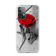 TopQ Samsung A52 silicone Red Rose 58675 - Phone Cover