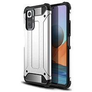 TopQ Xiaomi Redmi Note 10 Pro Panzer silver 58996 - Phone Cover