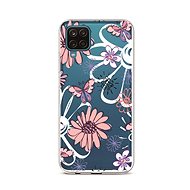 TopQ Samsung A12 silicone Flowers 55819 - Phone Cover